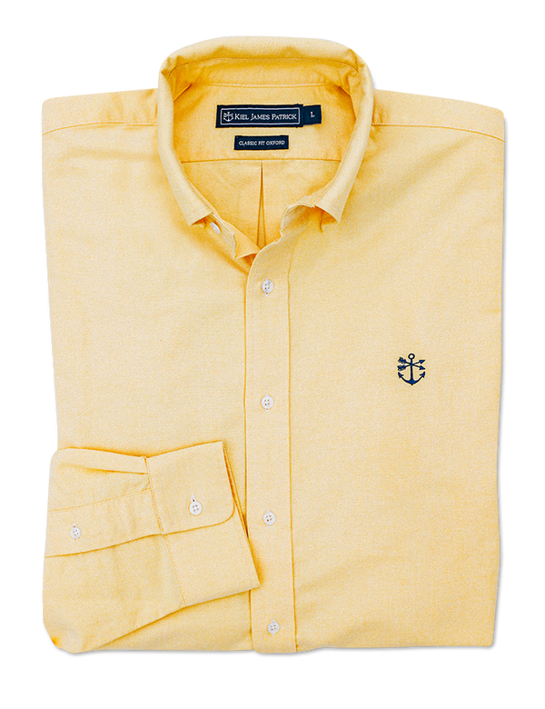 Watch Hill Yellow Oxford Kiel James Patrick