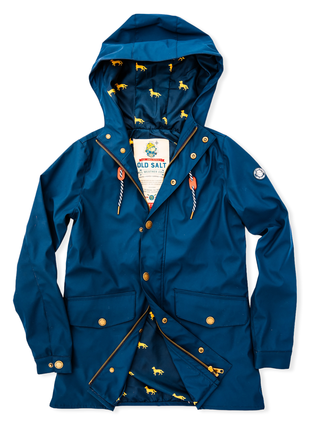 The Old Salt Navy Raincoat Men s Kiel James Patrick