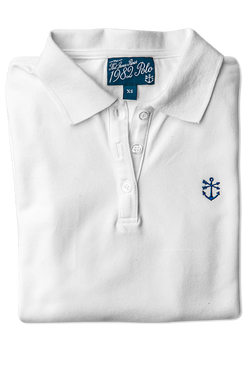 lily white shirt Chatham Lily Polo Shirt in White XL