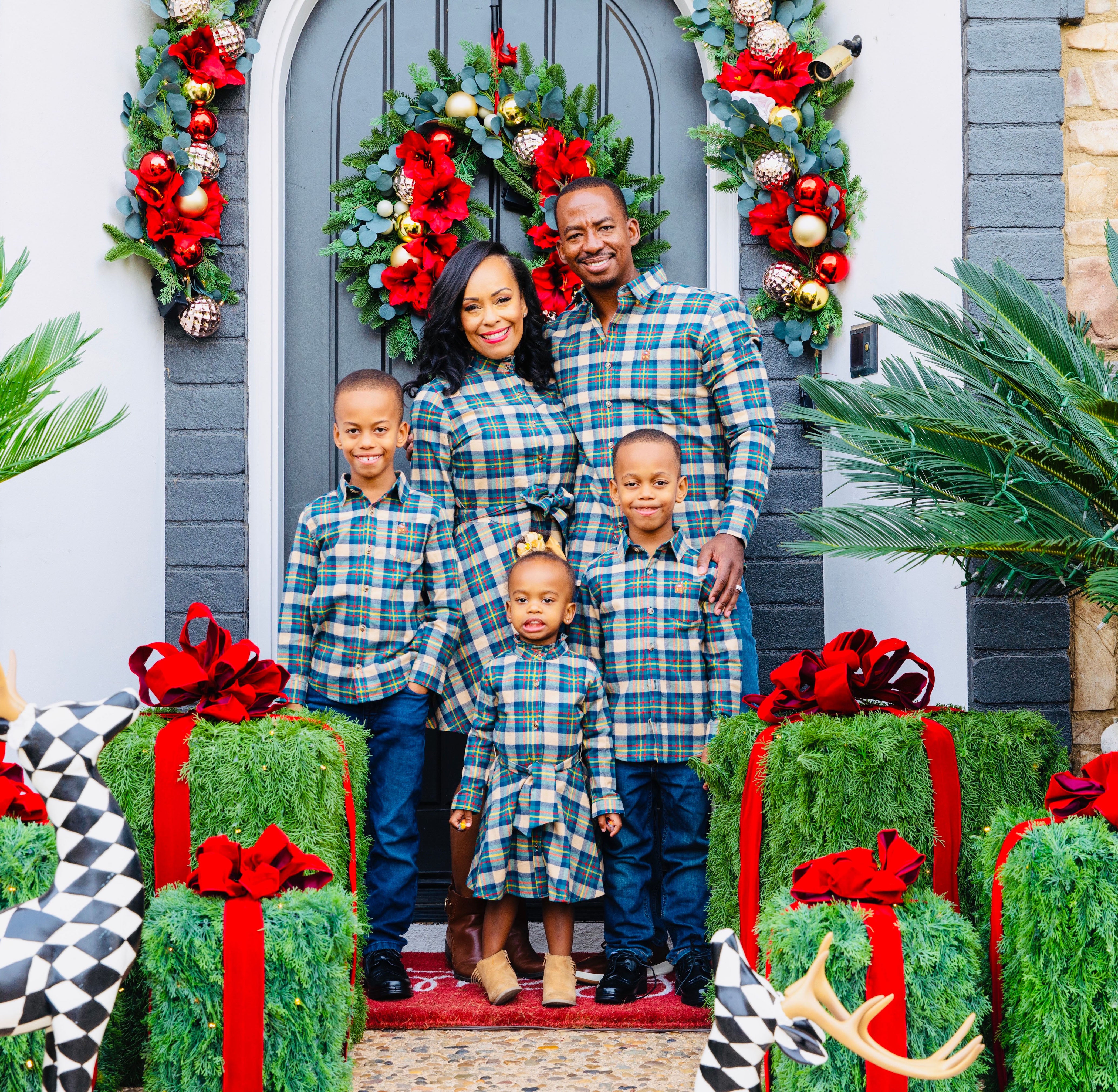 New England House Kids Flannel Dress