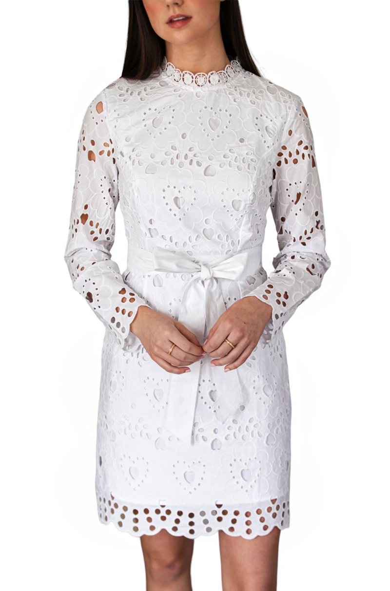 Self portrait eyelet dress hot sale