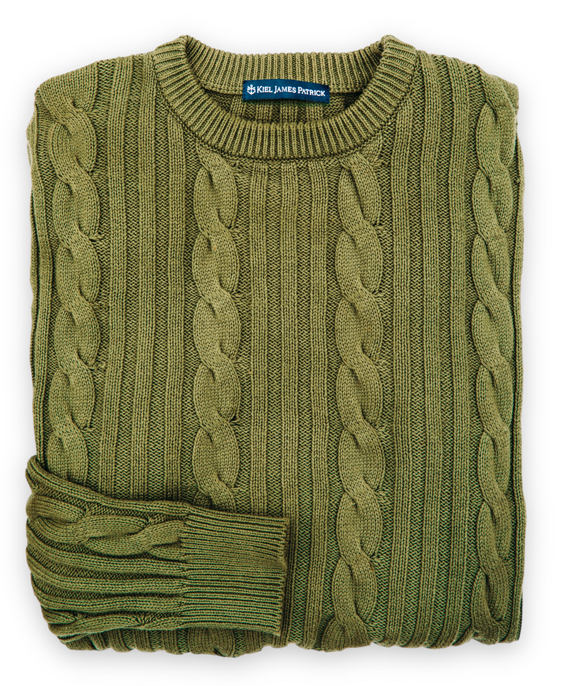The Bedford Cable Knit Sweater – Kiel James Patrick