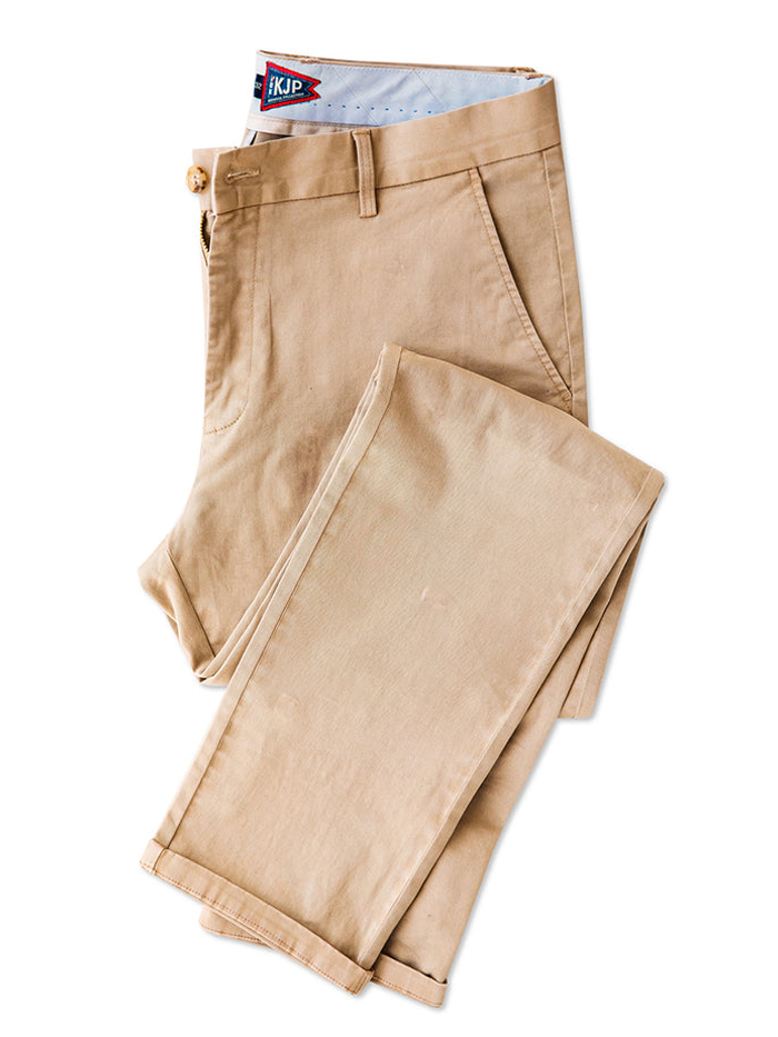 New England Chinos in Tan