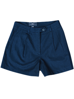 Newport Blues Linen Shorts