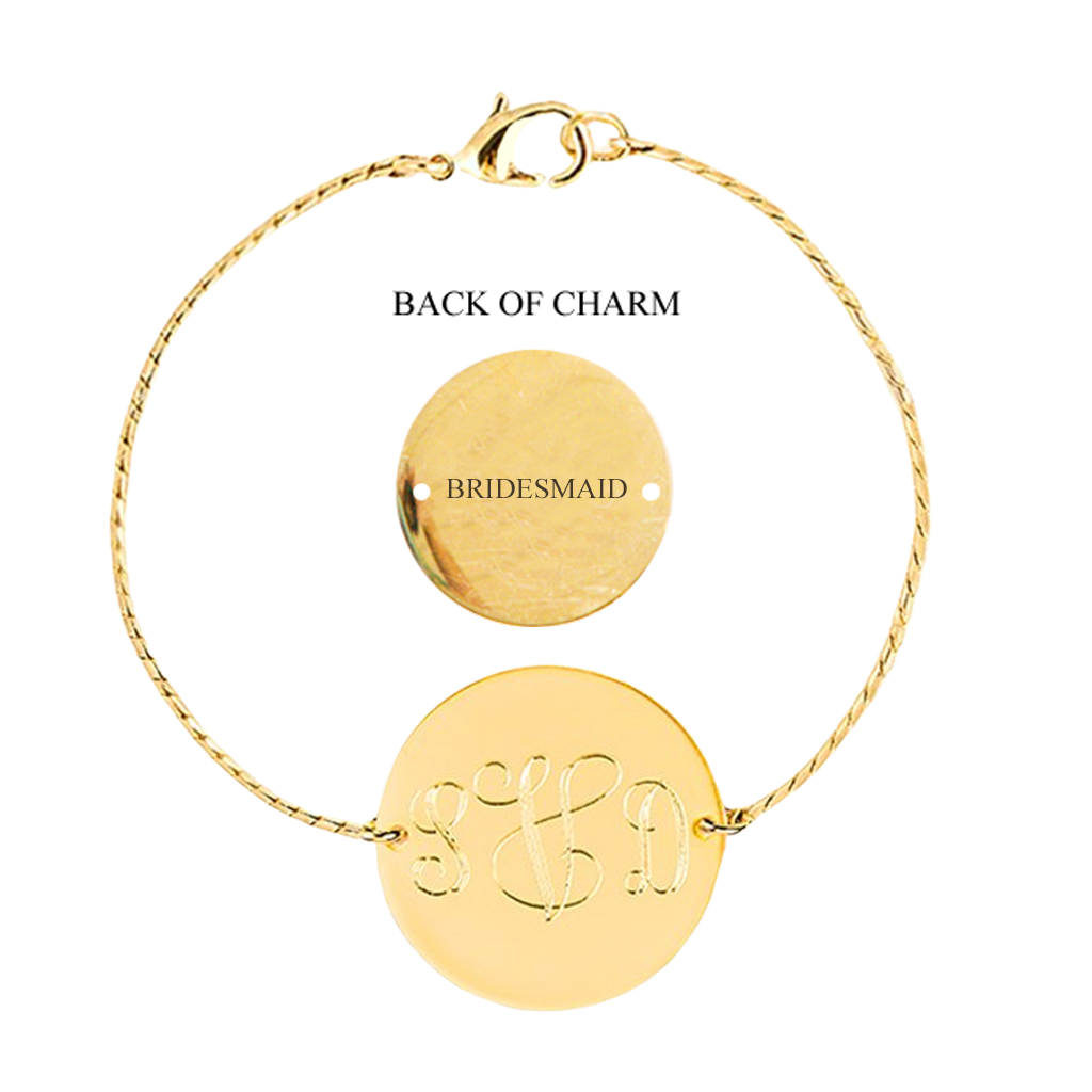 Engravable Chain Wedding Bracelet