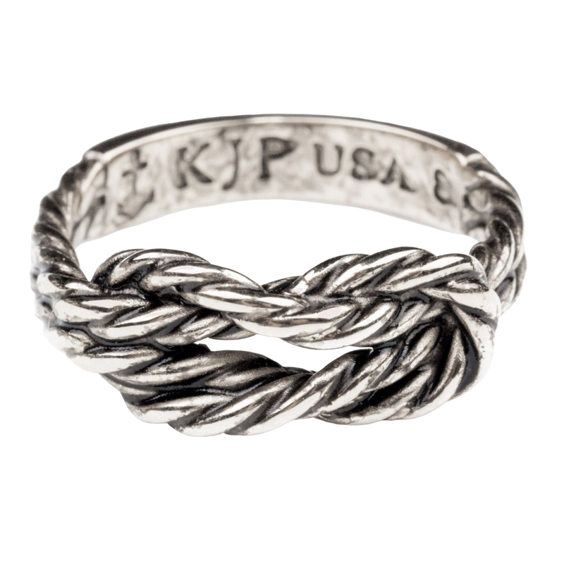 Antique Sailor Knot Ring - Silver