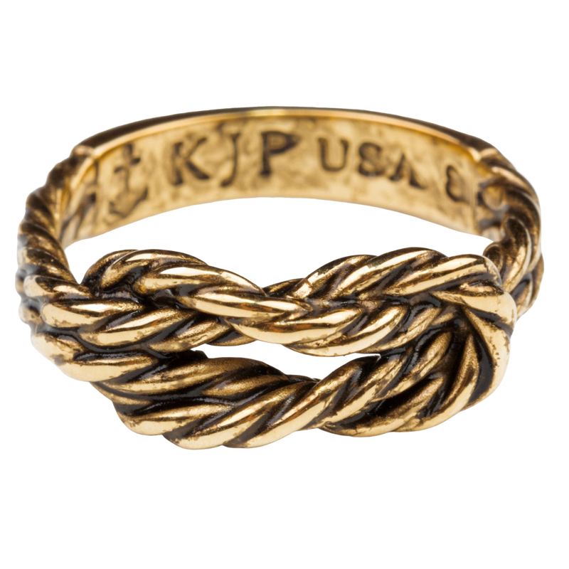 Antique Sailor Knot Ring - Gold