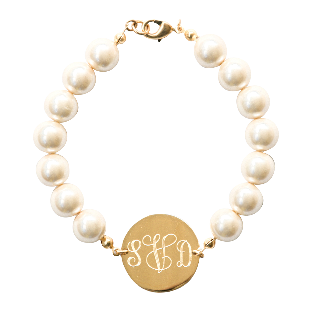 Engravable Pearl Bracelet