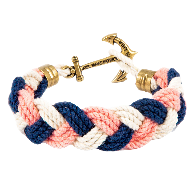 Amazon.com: Surfer String Bracelet for Men Blue Gray White w Hematite  Stones Handmade Woven Rope Adjustable Gift for Guy by RUMI SUMAQ : Handmade  Products