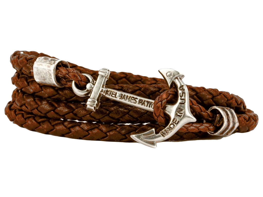 Ocean Aged Whiskey Leather Bracelet