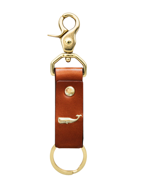 Whale of an Adventure Leather Key Strap