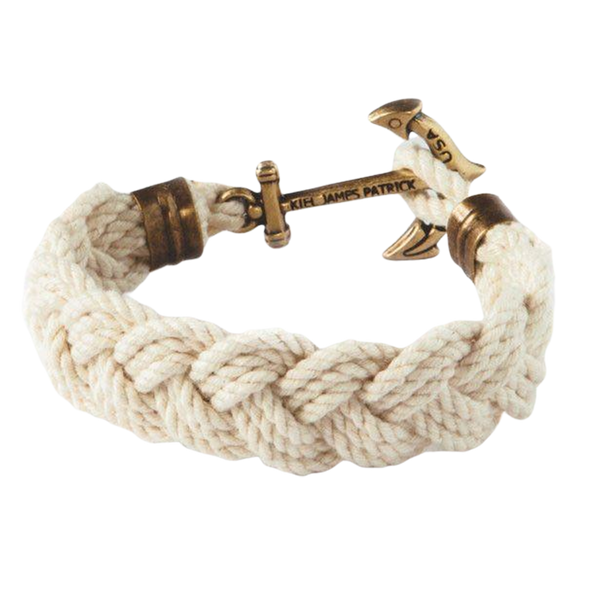 INOX Jewelry Brown Paracord Rope with Steel Anchor Clasp Bracelet BR32008 -  Paramount Jewelers
