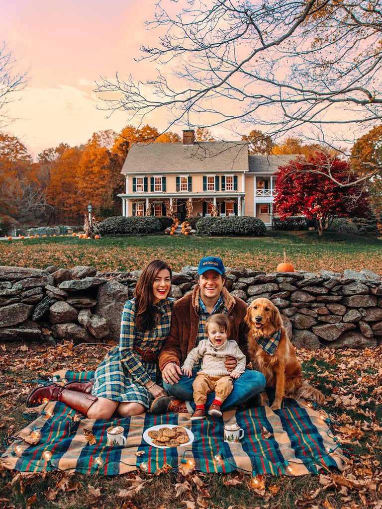New England House Flannel Dress