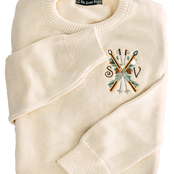 わずか☆ANEW GOLF☆MONOGRAM LOGO POINT セーター Men's WI Fuzzy Logo Point Sweater - Black – Anew Golf USA