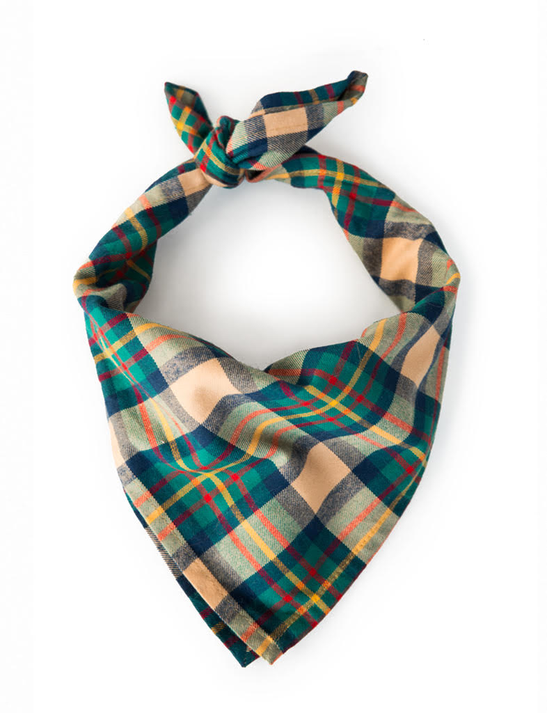 New England House Flannel Dog Bandana