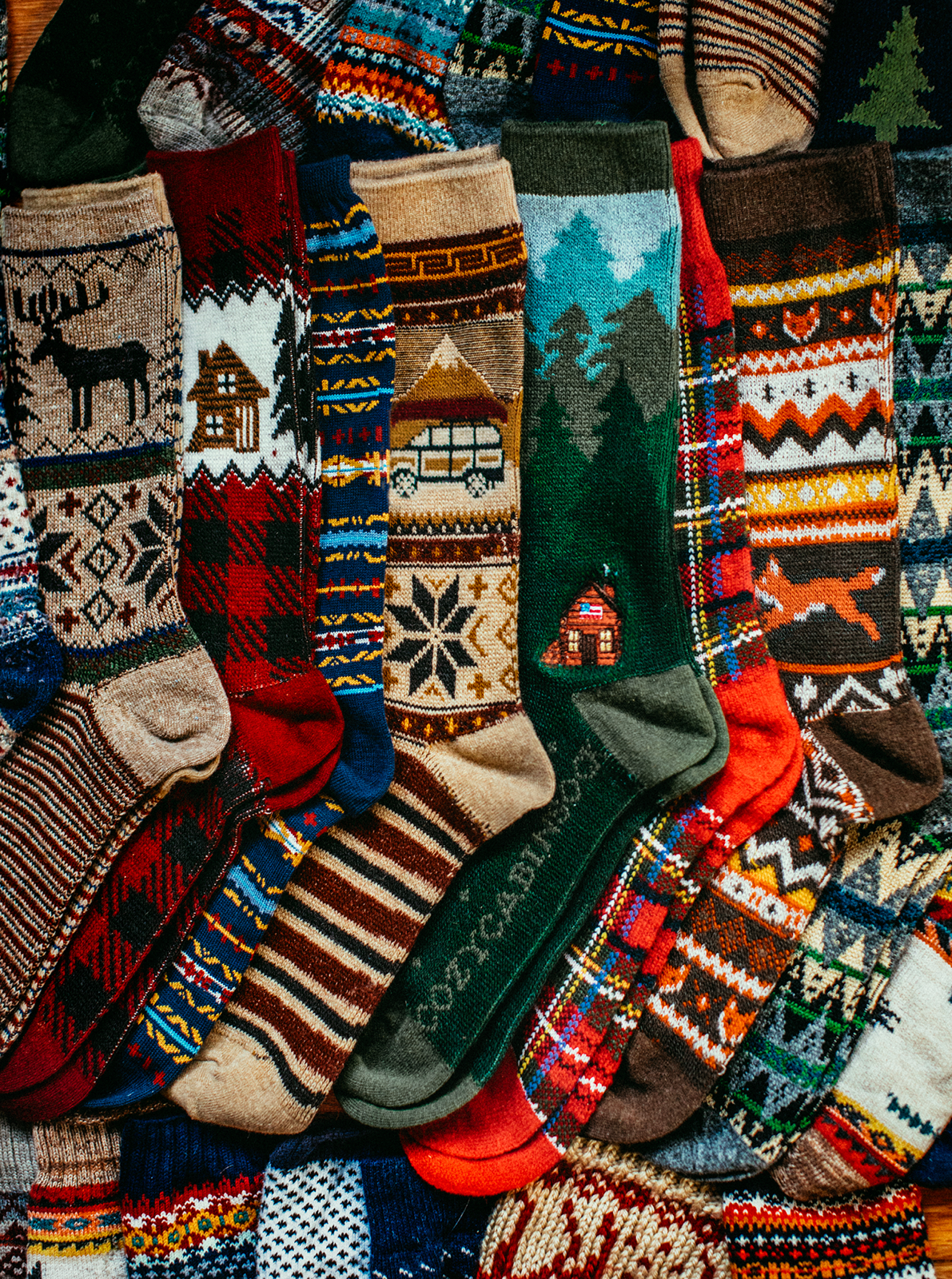 Cozy Cabin Socks