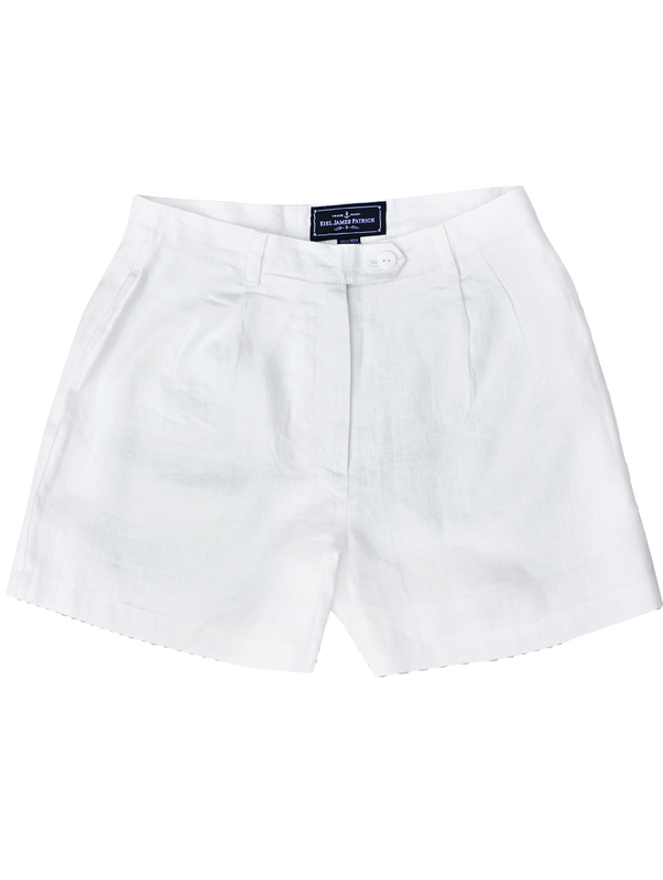 Ocean Crest Linen Shorts