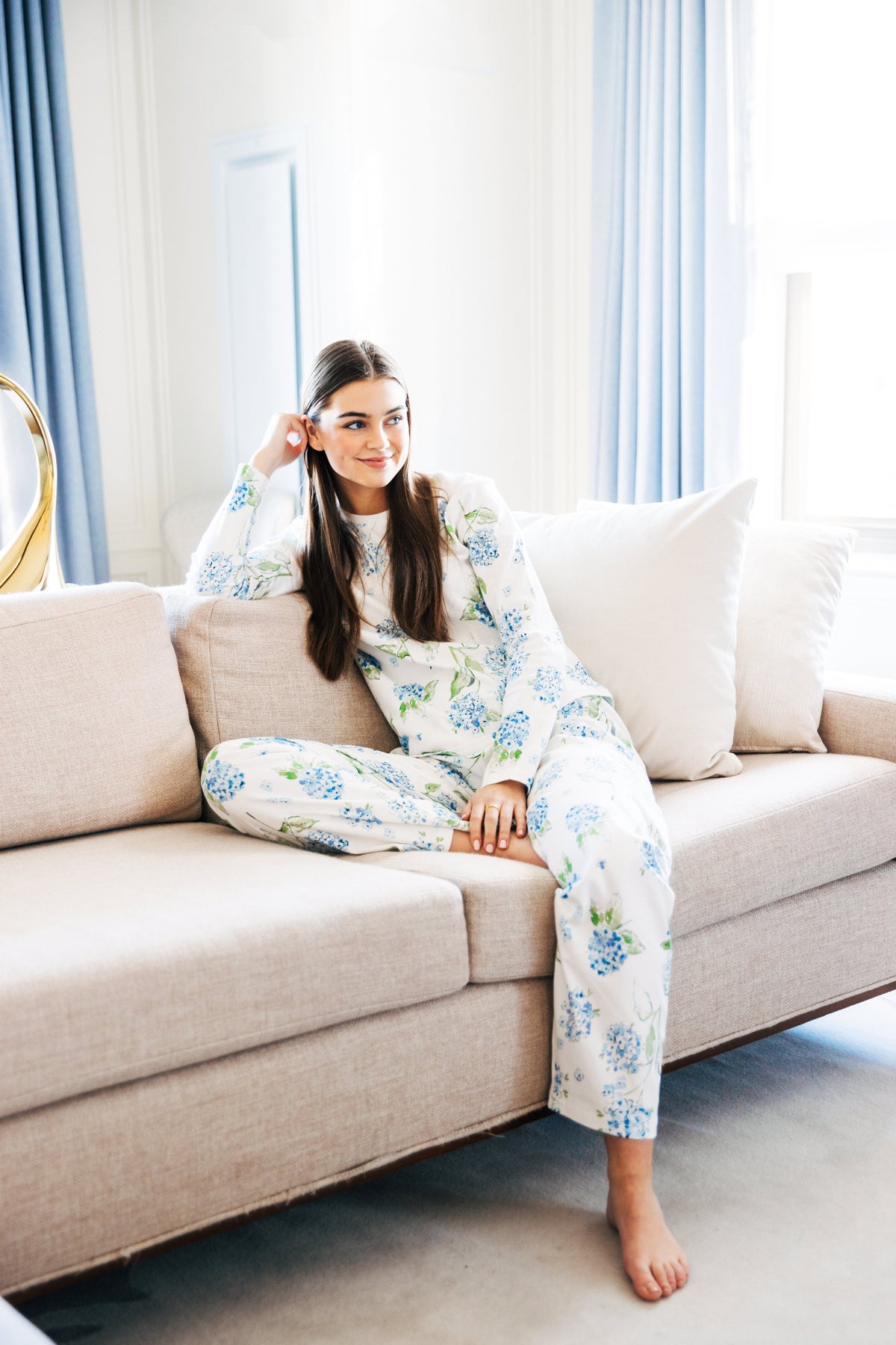 Hydrangea Bloom Pajama Set